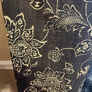 Waverly Classics Home Black Toile Curtain Panels